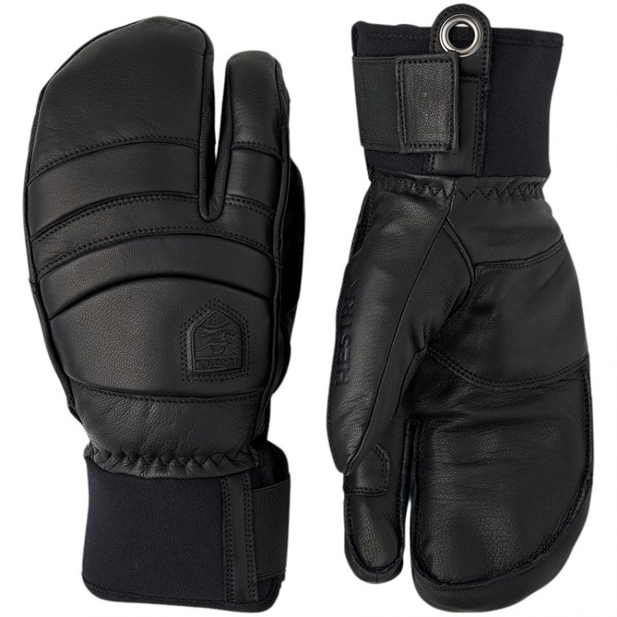 Hestra Fall Line, 3-finger skihandsker, sort/sort Hestra Fall Line, 3-finger skihandsker, sort/sort