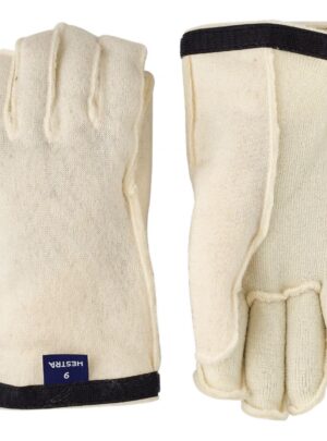 Hestra Heli Ski Wool Liner, inderhandsker, hvid