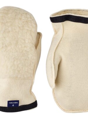 Hestra Heli Ski Wool Liner, inderluffer, hvid