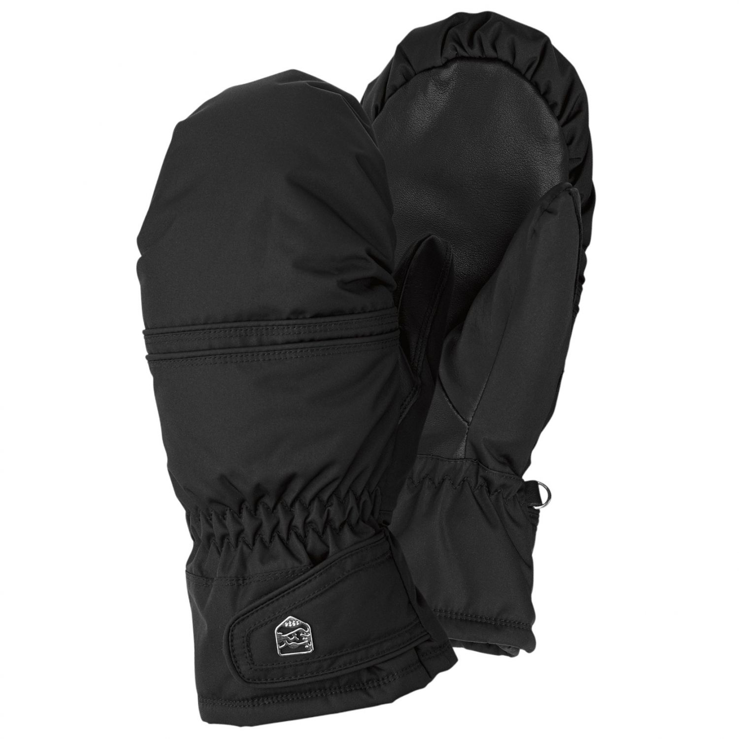 Hestra Primaloft Leather skiluffer, dame, sort Hestra Primaloft Leather skiluffer, dame, sort