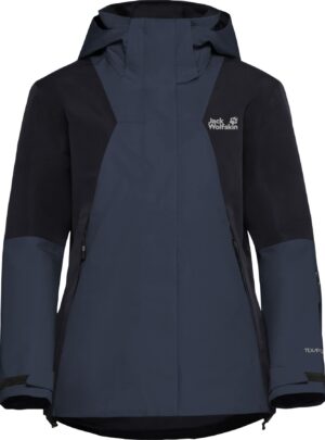 Jack Wolfskin Flowline 2L Ins, skijakke, dame, mørkeblå