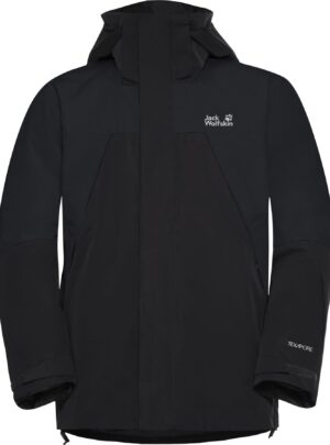 Jack Wolfskin Flowline 2L Ins, skijakke, herre, sort