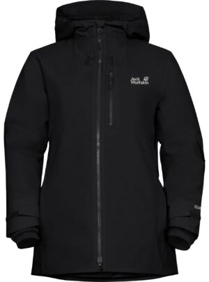 Jack Wolfskin Flowline 3in1, skijakke, dame, sort
