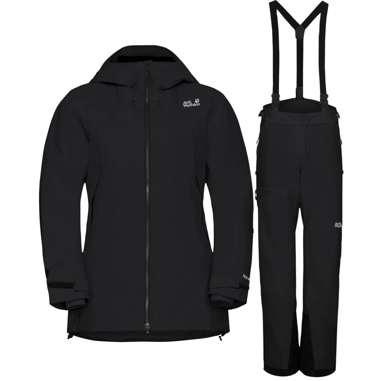 Jack Wolfskin Flowline Pro 2L Ins sæt, dame, sort Jack Wolfskin Flowline Pro 2L Ins sæt, dame, sort
