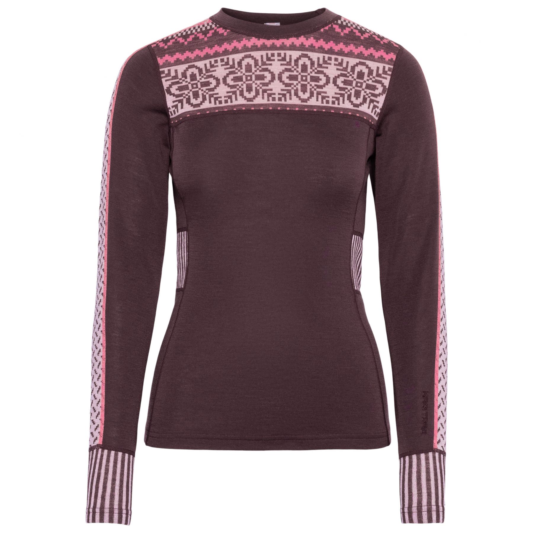Kari Traa Ines LS, skiundertøj, dame, brun Kari Traa Ines LS, skiundertøj, dame, brun
