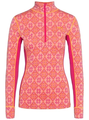 Kari Traa Rose H/Z Skiundertrøje Dame, Berry