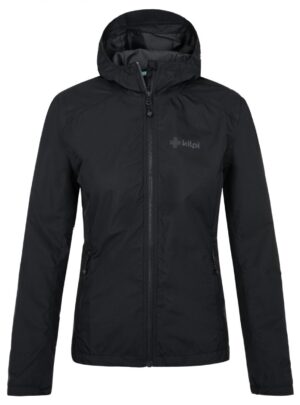 Kilpi Sonna-W, regnjakke, dame, plus size, sort