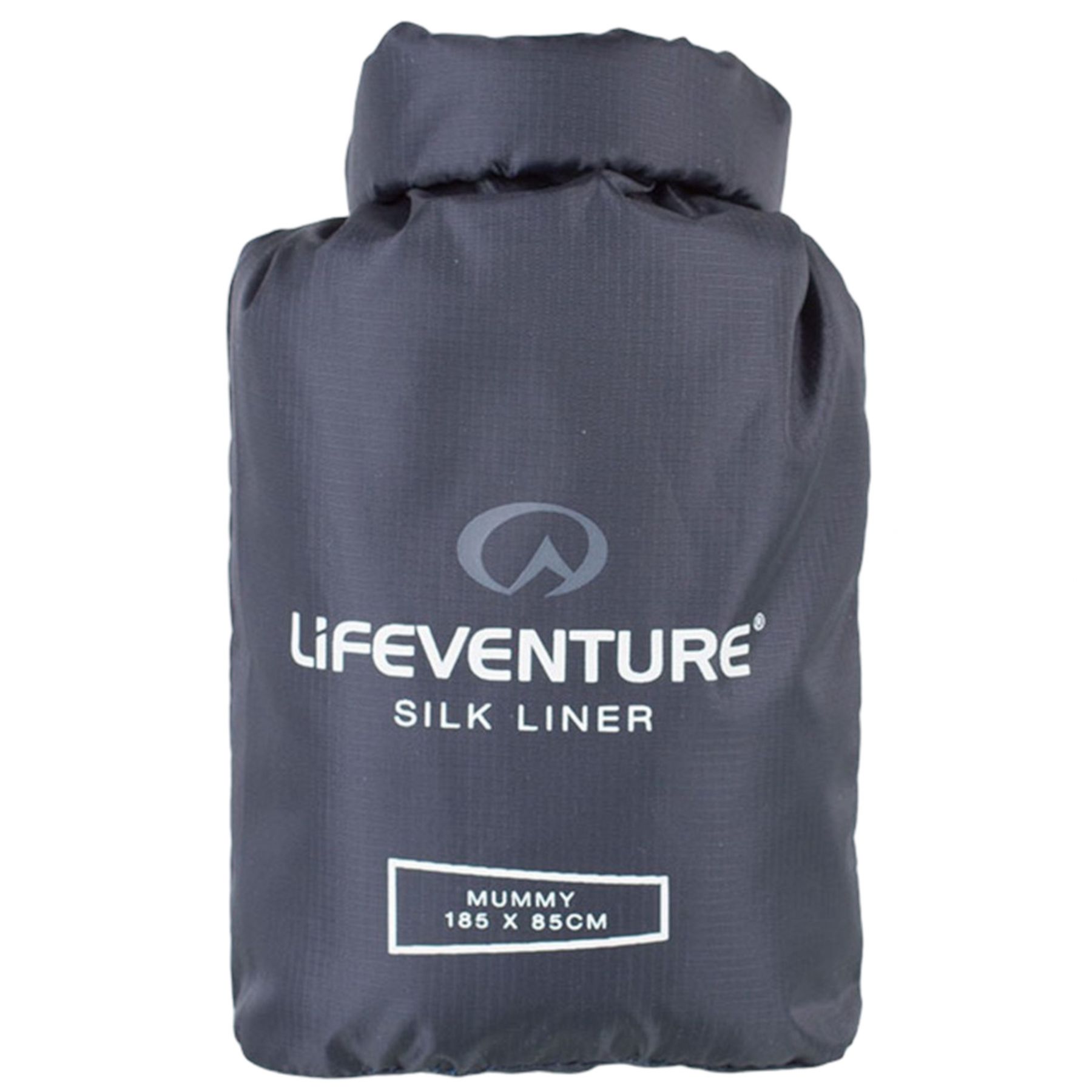 Lifeventure Silke Sovepose Liner, mummy, grå Lifeventure Silke Sovepose Liner, mummy, grå