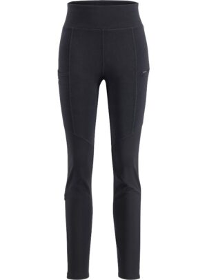 Lundhags Fulu Wool Tights W, skiunderbukser, sort