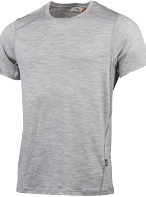 Lundhags Gimmer Merino Lt Ms Tee, mellemlag, herre, grå