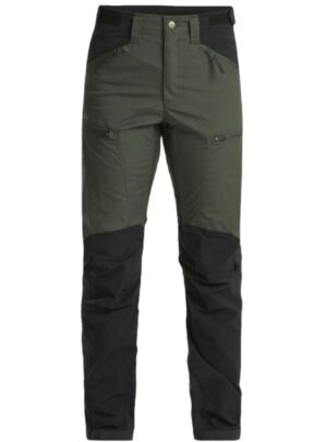 Lundhags Makke High Waist Curved Pant W, vandrebukser, dame, grøn/sort