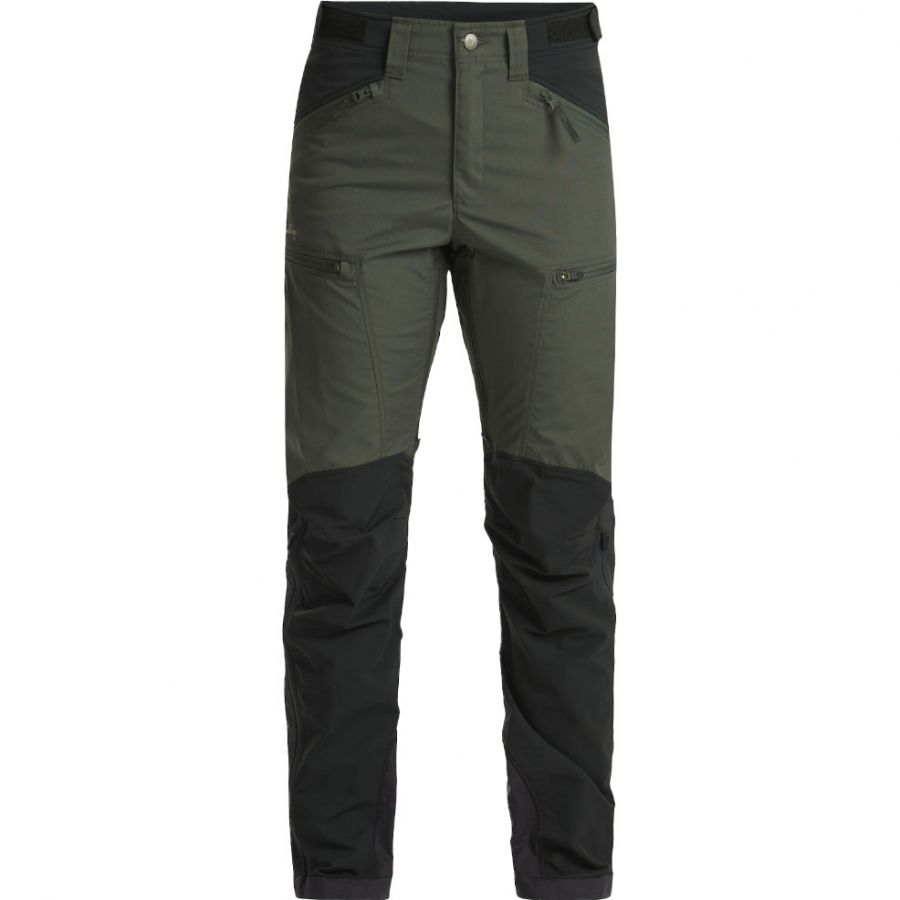 Lundhags Makke High Waist Curved Pants W Short, vandrebukse, dame, grøn/sort Lundhags Makke High Waist Curved Pants W Short, vandrebukse, dame, grøn/sort