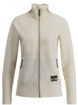 Lundhags Tived Merino Full Zip W, mellemlag, sort, hvid