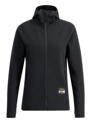 Lundhags Tived Merino Hoodie W, mellemlag, sort