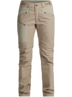 Lundhags Tived Zip-off Pant W, vandrebukse, dame, beige