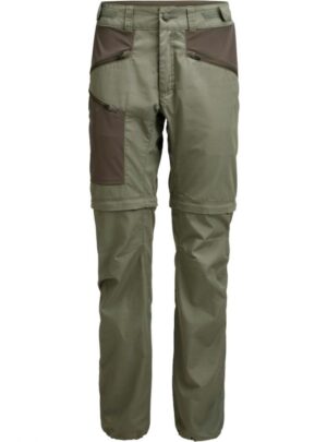 Lundhags Tived Zip-off Pant W, vandrebukser, dame, grøn