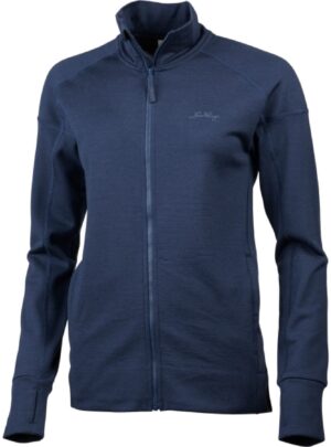 Lundhags Ullto Merino Ws Full Zip, mellemlag, dame, blå