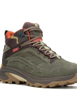 Merrell Mens Moab Speed 2 LTR Mid WP, Olive
