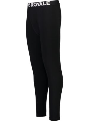 Mons Royale Cascade Merino Base Layer, skiunderbukser, herre, sort