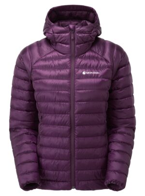 Montane F Anti-Freeze Hoodie, dunjakke, dame, mørkelilla