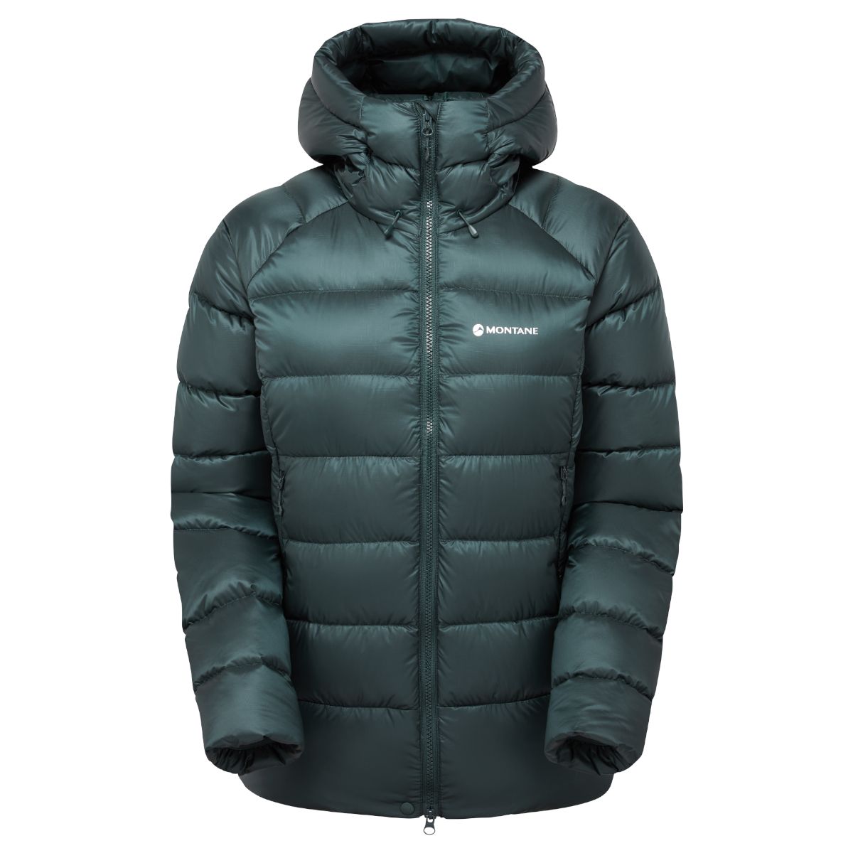Montane F Anti-Freeze Xt Hoodie, dunjakke, dame, mørkegrøn Montane F Anti-Freeze Xt Hoodie, dunjakke, dame, mørkegrøn