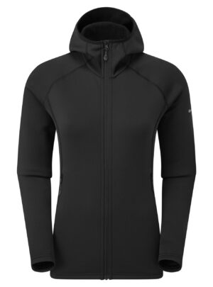 Montane F Fury Hoodie, fleecetrøje, dame, sort