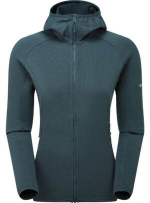 Montane F Protium Hoodie, fleecetrøje, dame, mørkegrøn