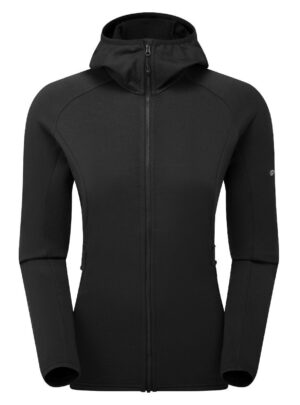 Montane F Protium Hoodie, fleecetrøje, dame, sort