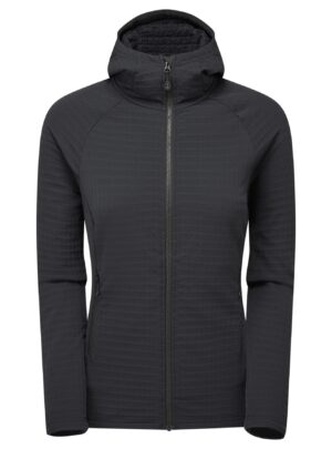 Montane F Protium Xt Hoodie, fleecetrøje, dame, sort