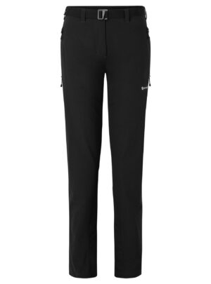 Montane F Terra Stretch Pants Short Leg, vandrebukser kort længde, dame, sort