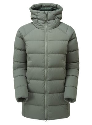 Montane F Tundra Hoodie, dunjakke, dame, grøn