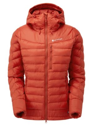 Montane Fem Ground Control Jacket, dunjakke, dame, rød