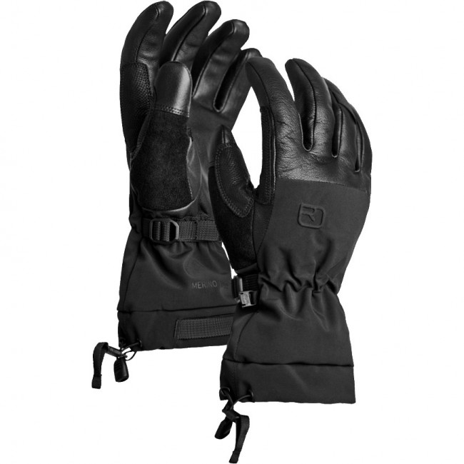 Ortovox Merino Freeride, skihandsker, herre, sort Ortovox Merino Freeride, skihandsker, herre, sort