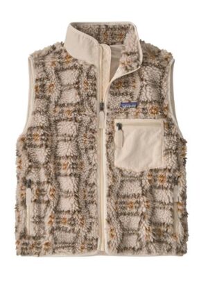 Patagonia Womens Classic Retro-X Vest, Snowshoe Hare / Natural