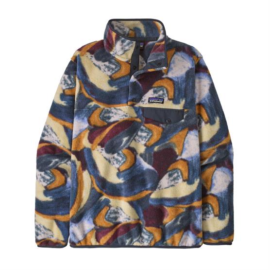 Patagonia Womens LW Synch Snap-T P/O, Smudge / Smolder Blue Patagonia Womens LW Synch Snap-T P/O, Smudge / Smolder Blue