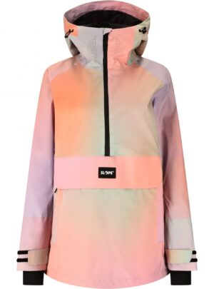 SLOPE Ruki AOP, ski anorak, dame, orchid petal