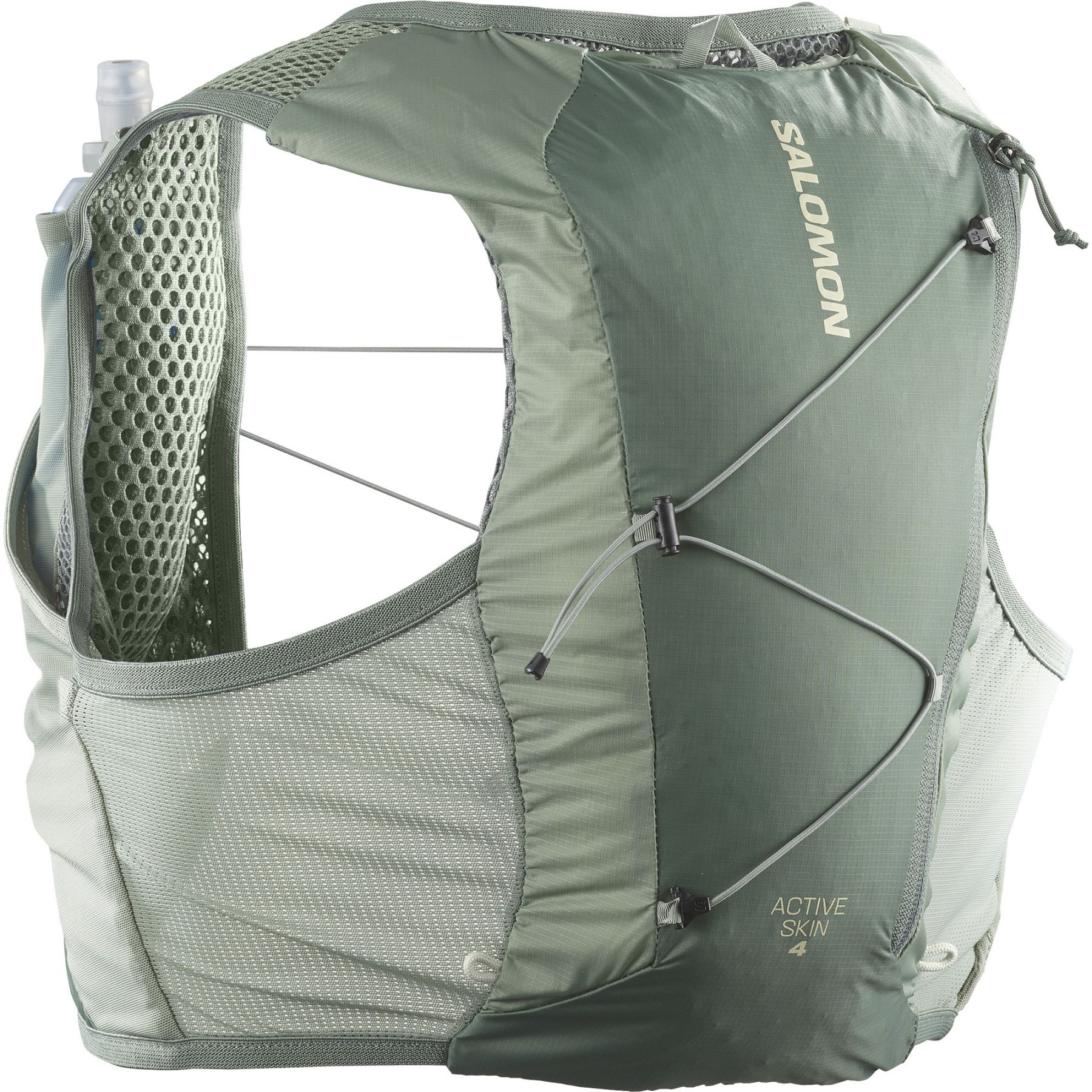 Salomon Active Skin 4 Set, løberygsæk, grå Salomon Active Skin 4 Set, løberygsæk, grå