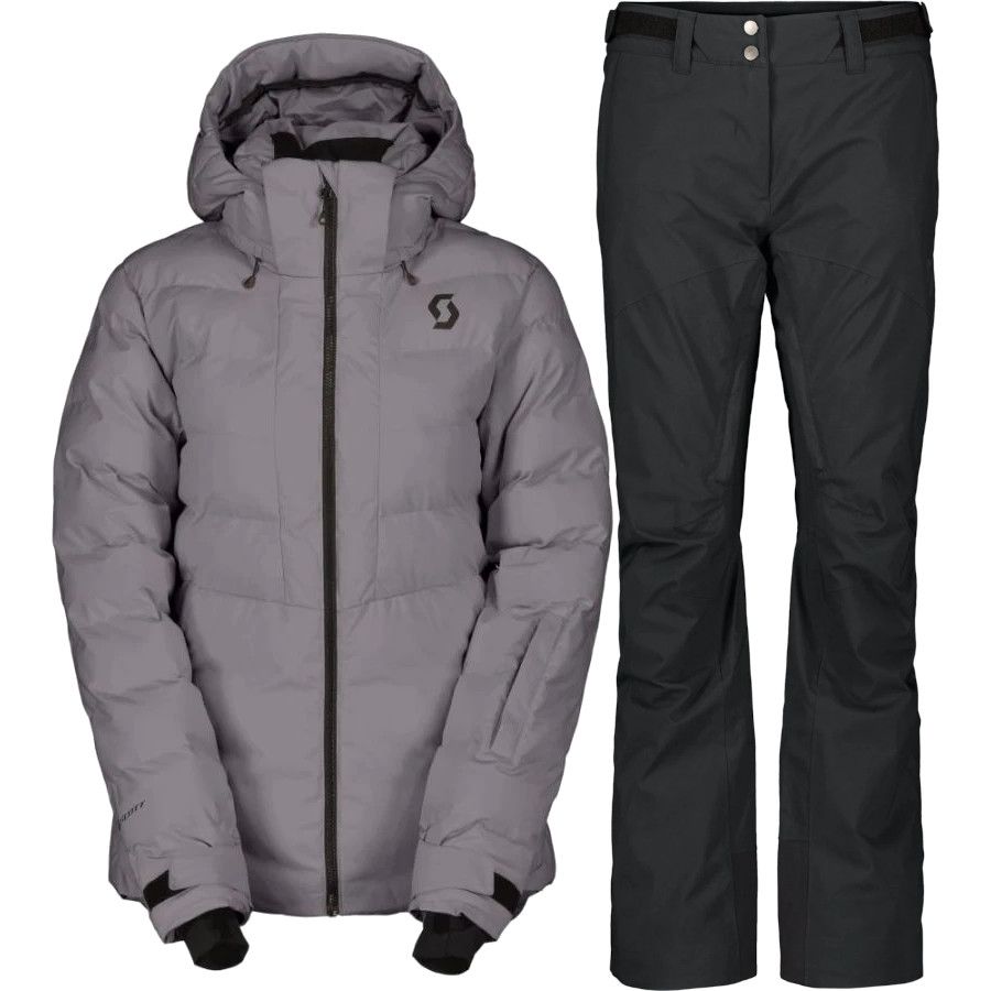 Scott Ultimate Dryo 10/Warm sæt, dame, sort/grå Scott Ultimate Dryo 10/Warm sæt, dame, sort/grå