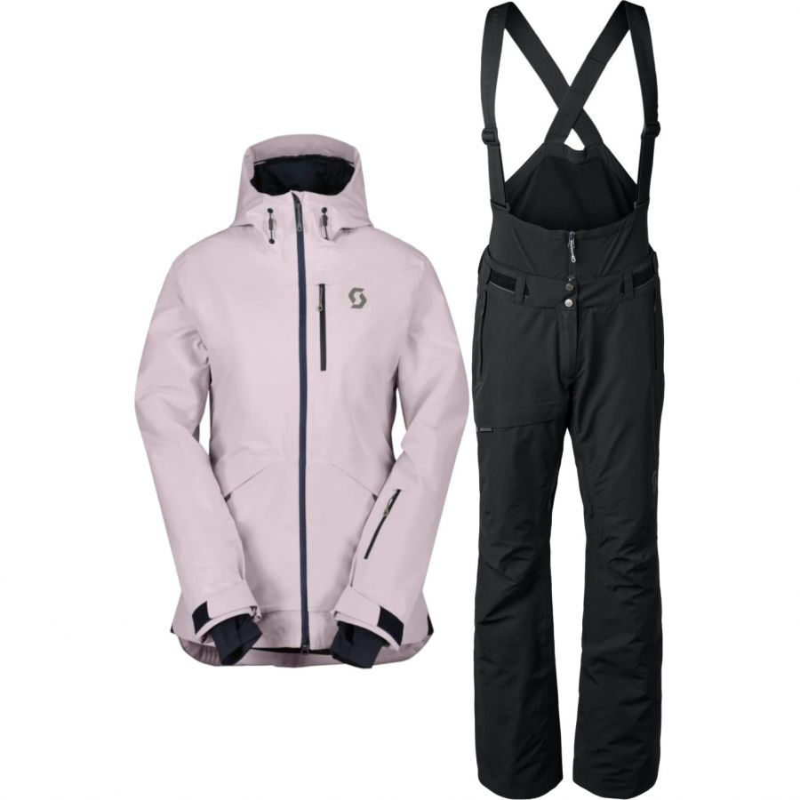 Scott Ultimate Dryo Ripstop sæt, dame, sort/pink Scott Ultimate Dryo Ripstop sæt, dame, sort/pink