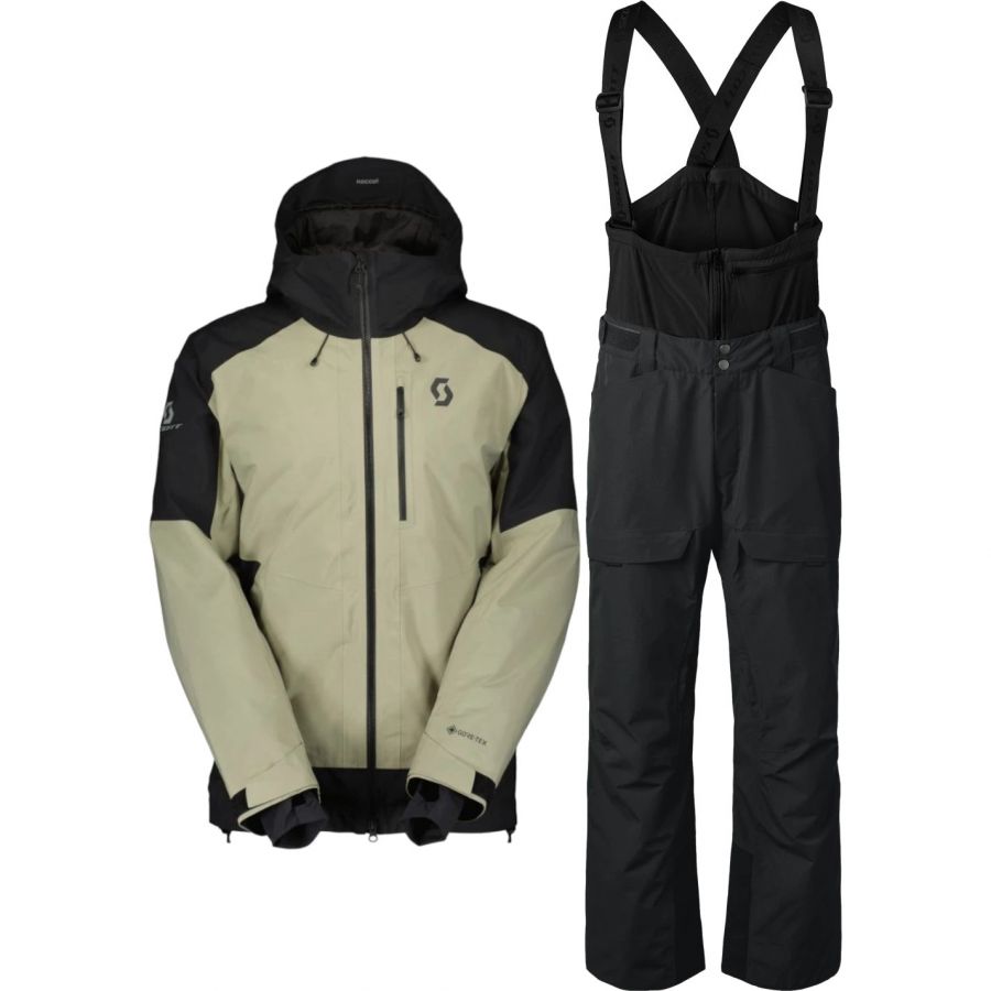 Scott Ultimate Dryo/GTX skisæt, herre, sort/beige Scott Ultimate Dryo/GTX skisæt, herre, sort/beige