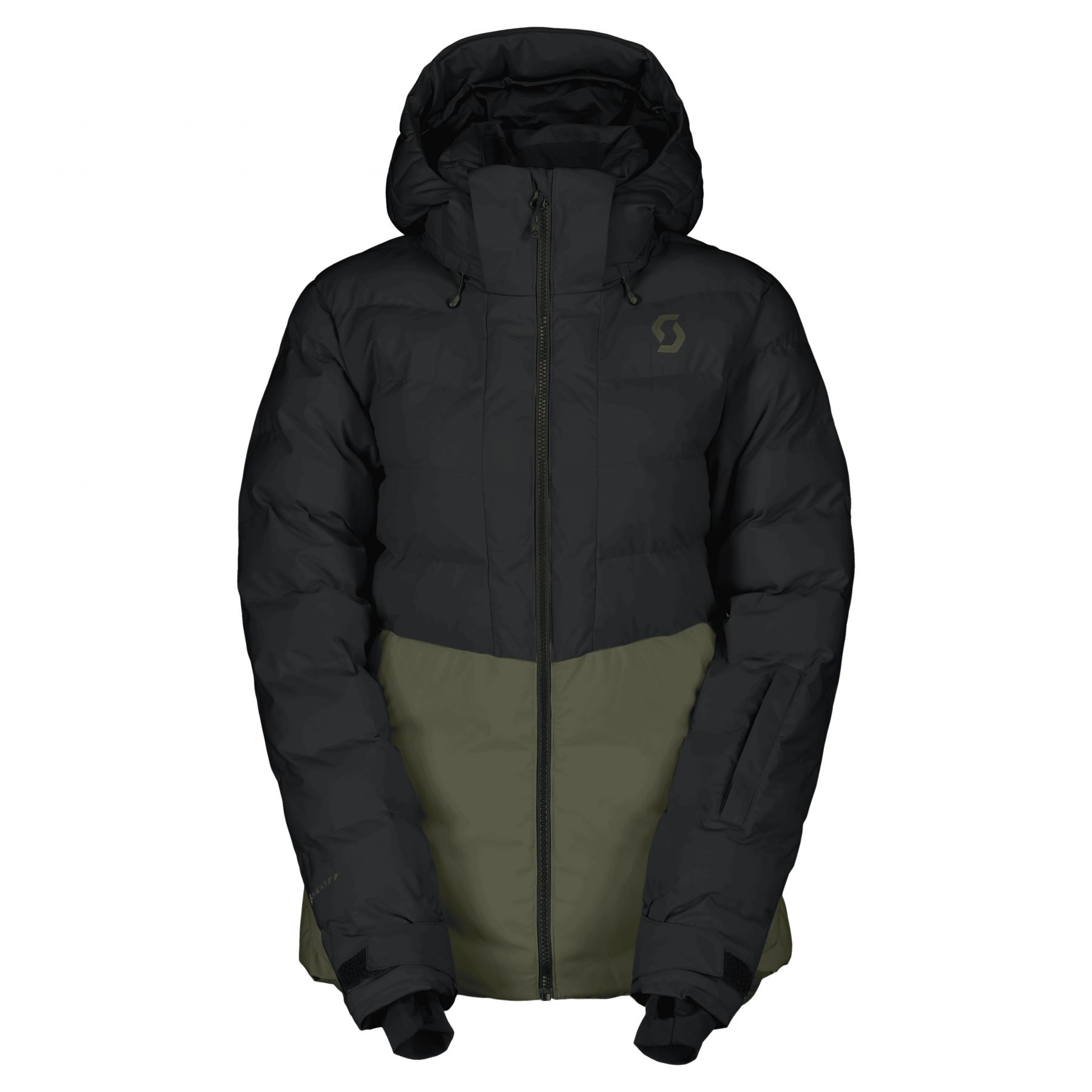 Scott Ultimate Warm, fiberdunjakke, dame, mørkegrøn/sort Scott Ultimate Warm, fiberdunjakke, dame, mørkegrøn/sort