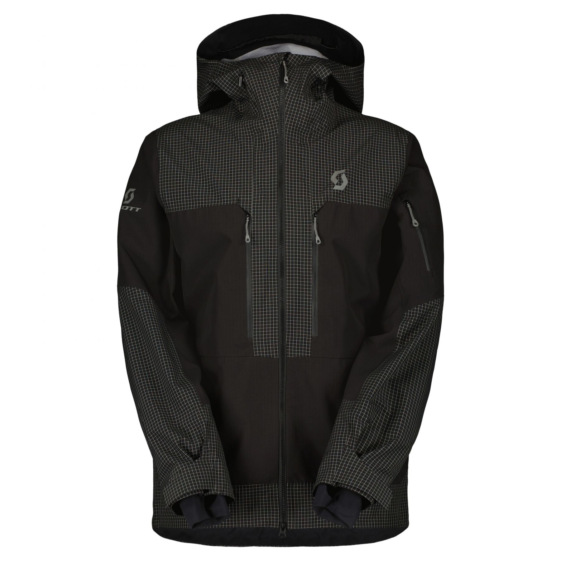 Scott Vertic Ripstop 3L, skaljakke, herre, sort Scott Vertic Ripstop 3L, skaljakke, herre, sort