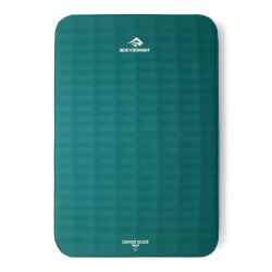 Sea To Summit Comfort Deluxe Self Inflating Mat - Double Rain Forest - Liggeunderlag