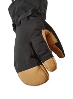 Sealskinz Congham, 3 finger, handsker, sort