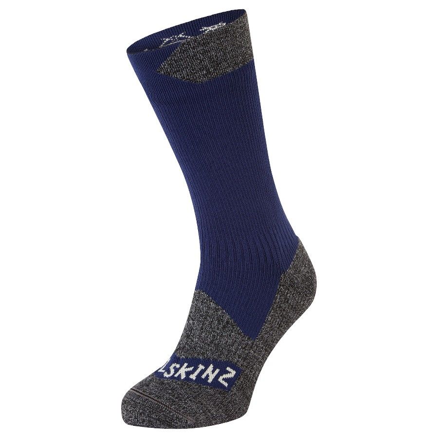 Sealskinz Raynham, strømper, blå/grå Sealskinz Raynham, strømper, blå/grå