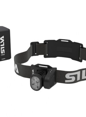 Silva Free 2000 L, pandelampe, sort