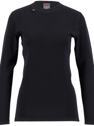 Ulvang Comfort 200 Round Neck, skiundertrøje, dame, sort