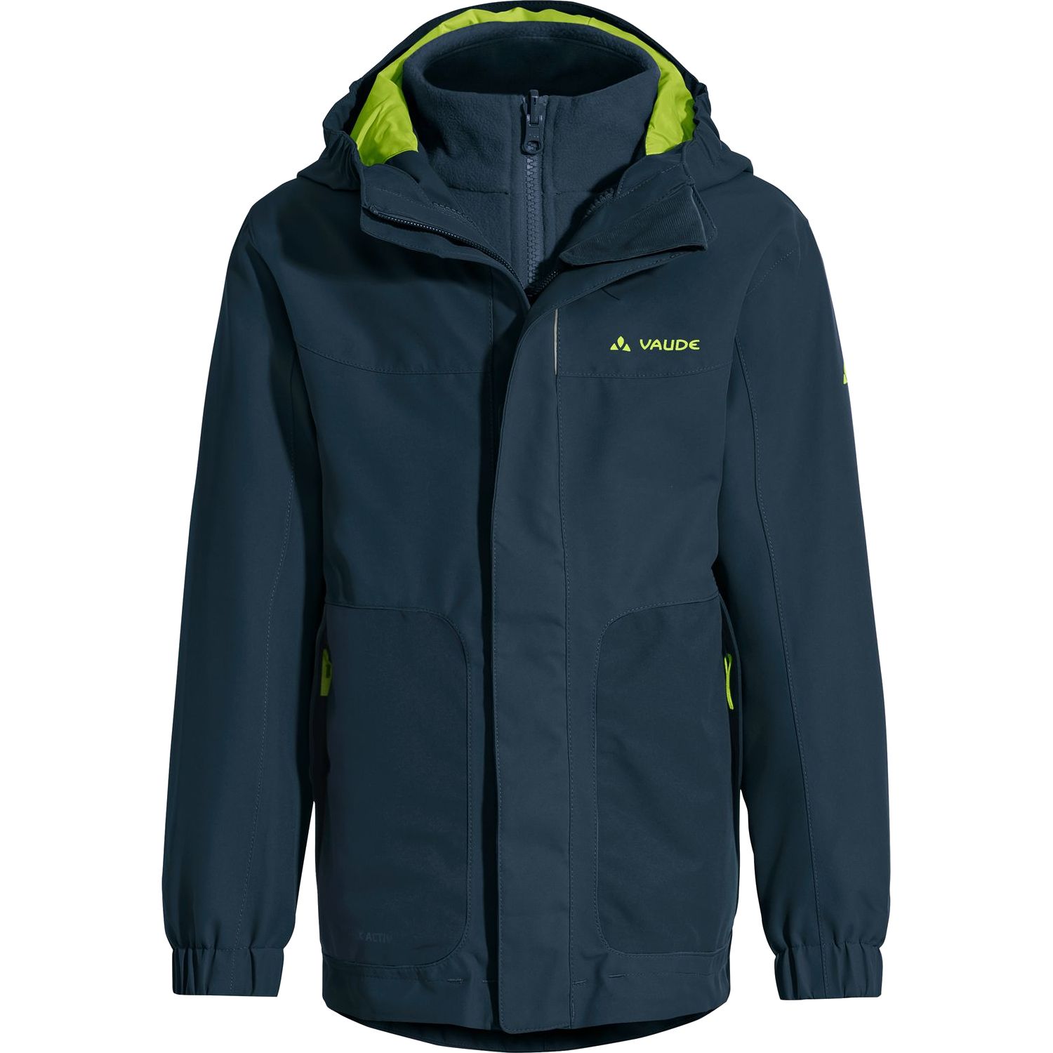 Vaude Campfire 3in1 Jacket IV, vinterjakke, børn, blå Vaude Campfire 3in1 Jacket IV, vinterjakke, børn, blå