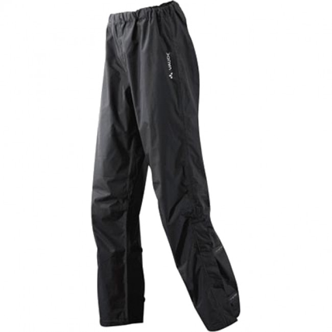 Vaude Fluid Pants, regnbukser, dame sort Vaude Fluid Pants, regnbukser, dame sort