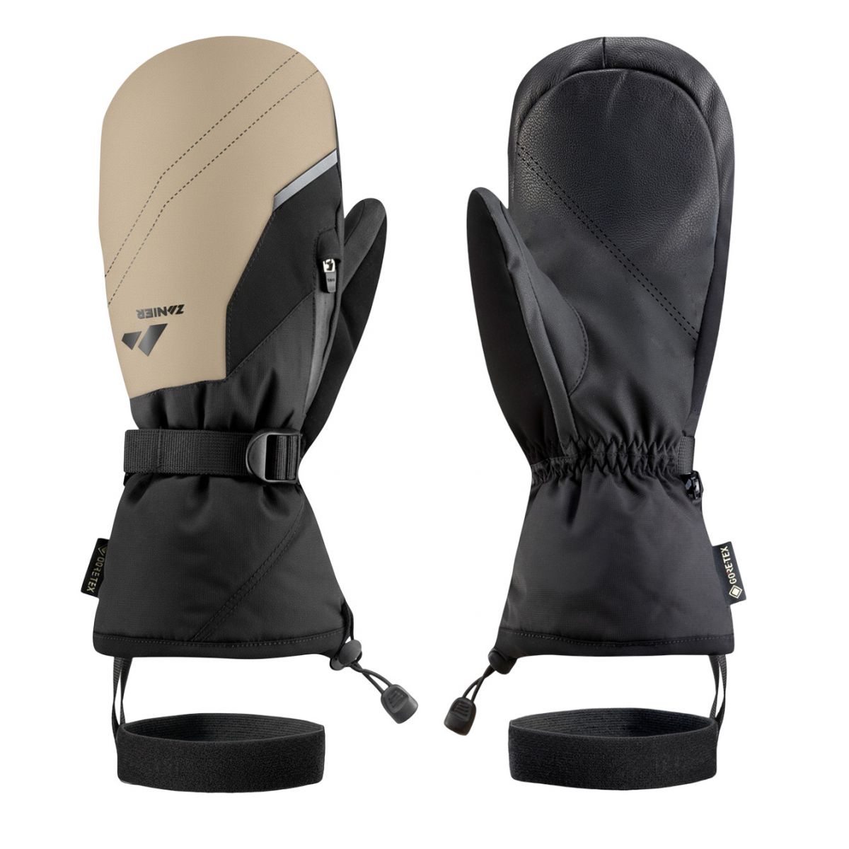 Zanier Ride GTX, skiluffer, sort/beige Zanier Ride GTX, skiluffer, sort/beige